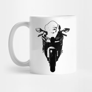 ZX10R Bike Front View Sketch Art Mug